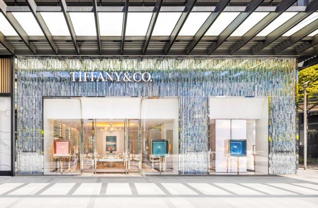 TIFFANY新光三越A9專門店嶄新揭幕，外觀猶如一顆信義商區閃 耀光芒的寶石。（Tiffany &amp; Co.提供）