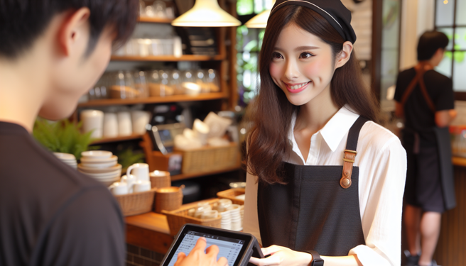 一名大陸女子發現台灣人很愛說「不好意思」、「謝謝」，她聽久了也被傳染，常常不經意脫口而出。（示意圖／AI生成圖）