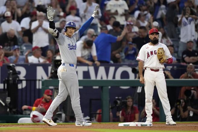 道奇队大谷翔平。（美联社）