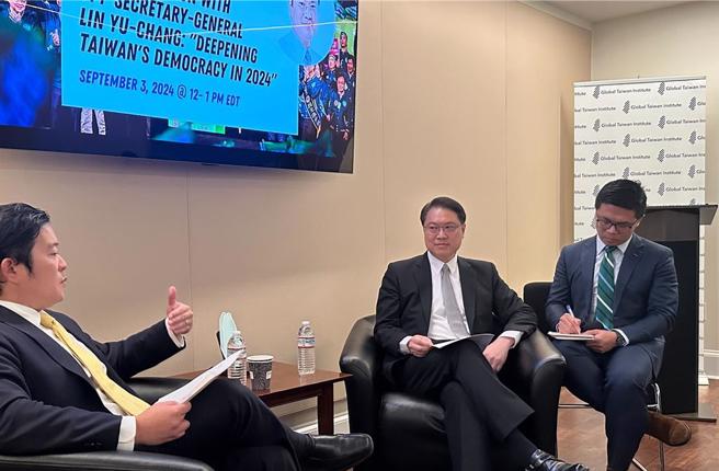 苏利文指美认定赖清德致力和平 林右昌：美方态度十分明确。（民进党提供）