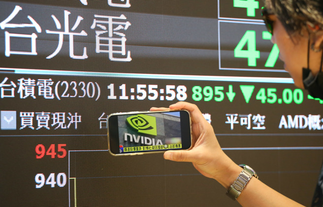 台股受美股大跌衝擊，再度出現單日下殺千點的慘況。（圖／陳俊吉攝）