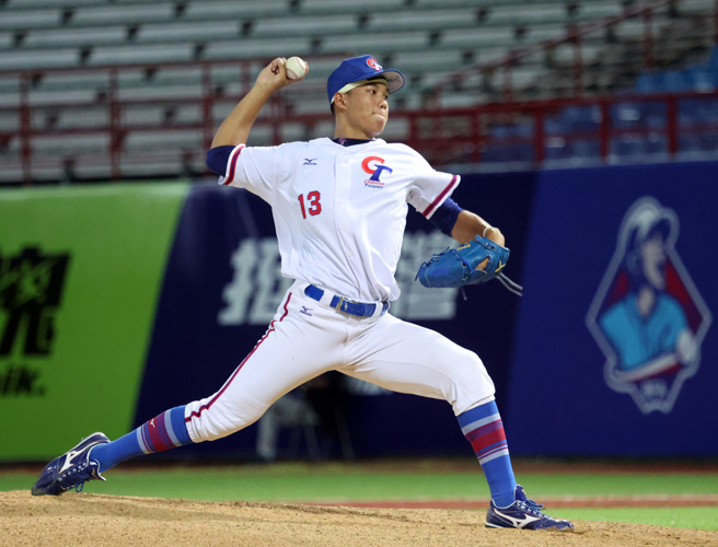 U18亞青中華隊陽念希可能扛起冠軍戰先發重責。(資料照，姚志平攝）