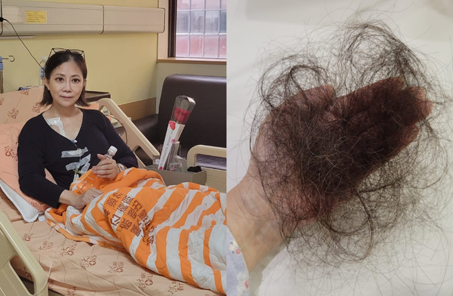 作家小彤化疗7次落髮、消瘦模样曝光。（图／脸书 两性作家小彤）