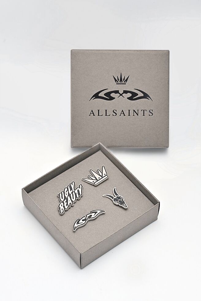 ALLSAINTS x 蔡依林 UGLY BEAUTY FINALE 慈善聯名皮衣胸針 。（ALLSAINTS提供）