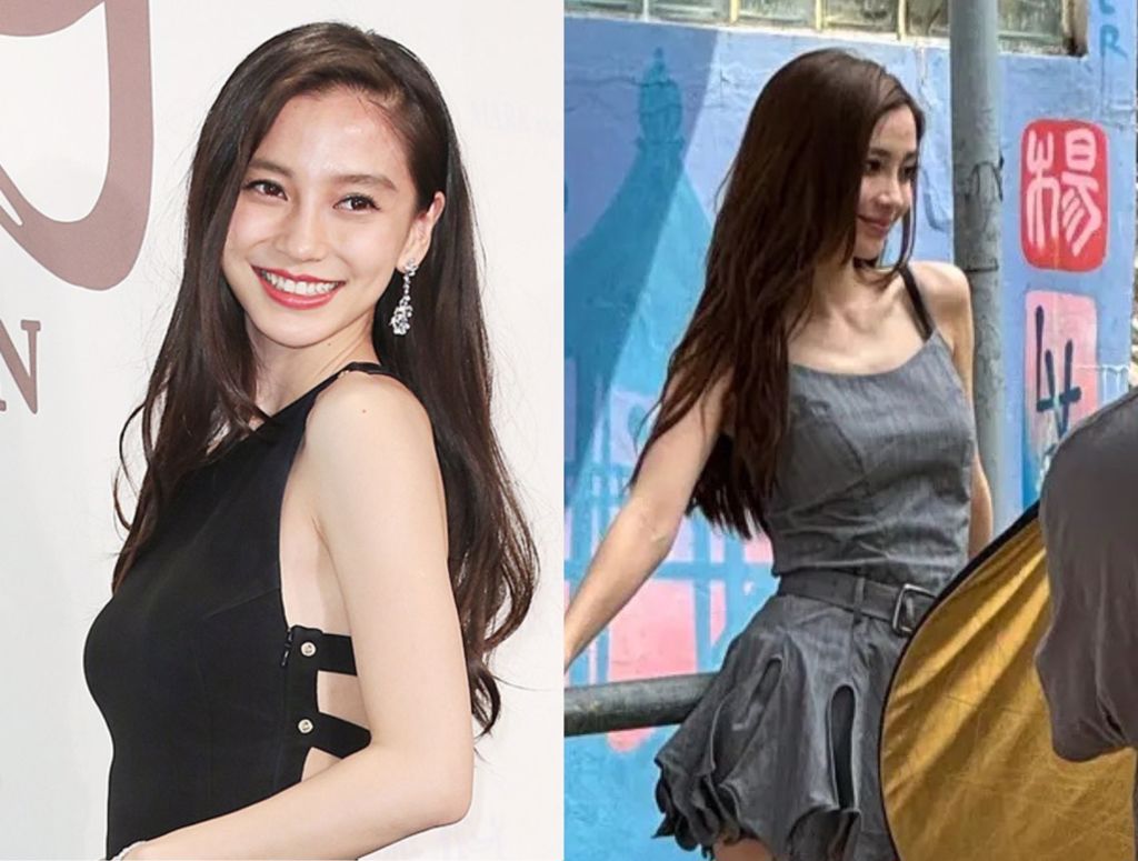 Angelababy現身香港被捕捉　細肩帶洋裝甜美穿搭被讚重回20歲