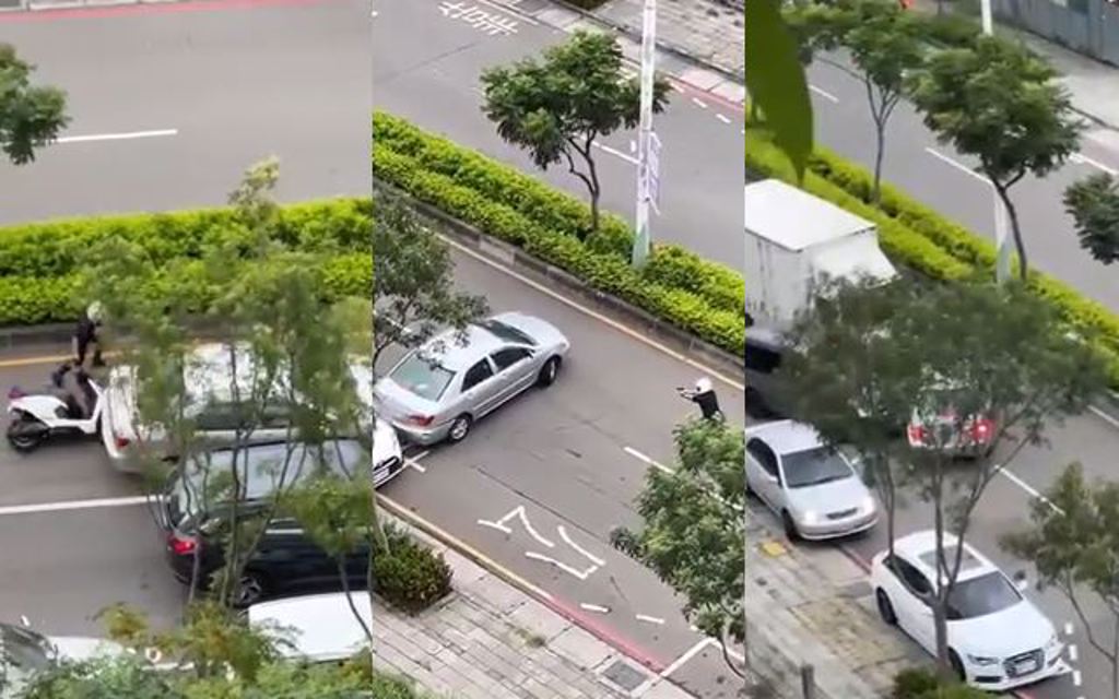 警匪片！酒駕男拒攔查「倒車輾巡邏車」警開12槍逮人