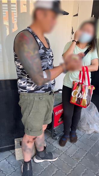 板橋中年刺青男吸食喪屍菸彈    詭辯：緩解車禍疼痛
