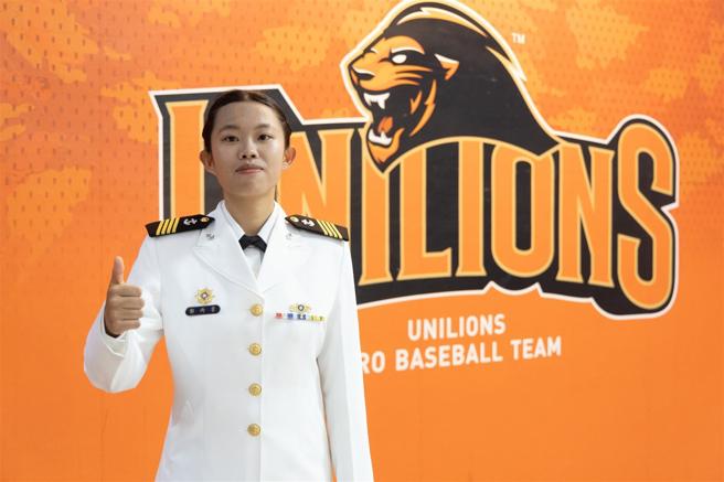 海軍官校「海韻」合唱團團長、4年級學生郭雨書。（記者陳怡璿攝）