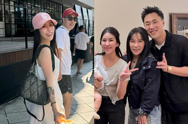 余祥铨老婆柔柔分享和婆婆李亚萍私下互动。（图／翻摄自rou860209 Threads、余祥铨 IG）