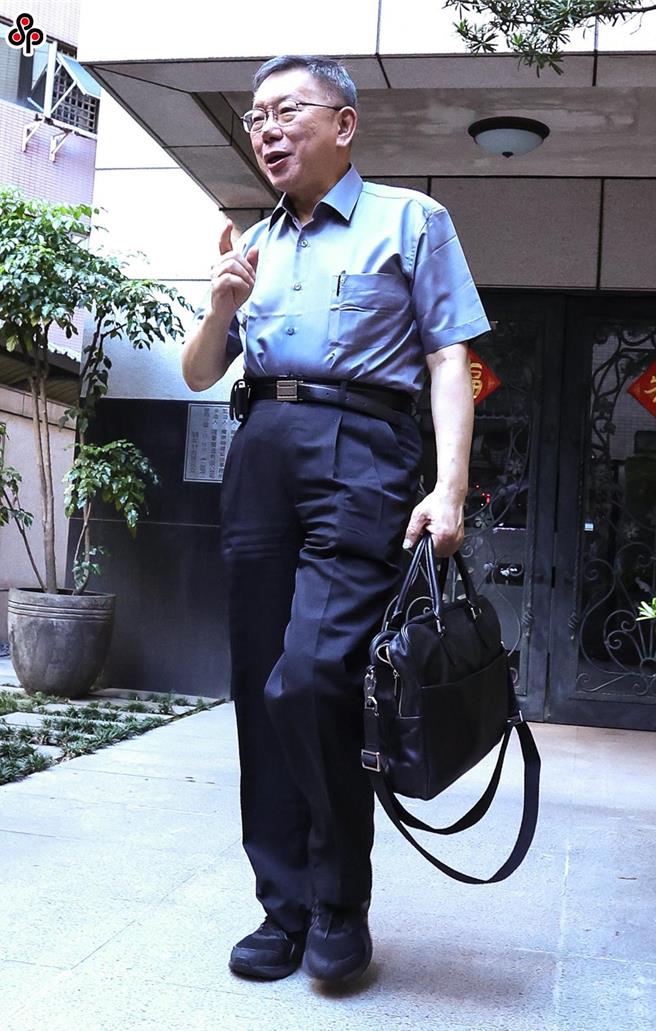 京华城案北检抗告成功，前台北市长柯文哲（见图）重返羁押庭（中时资料照片）