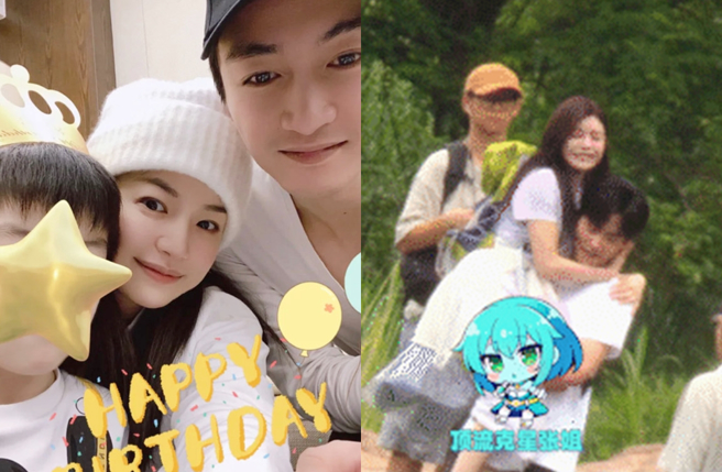 陈妍希本月3日现身片场（右图）。（图／翻摄自陈妍希michelle、顶流克星张姐微博）