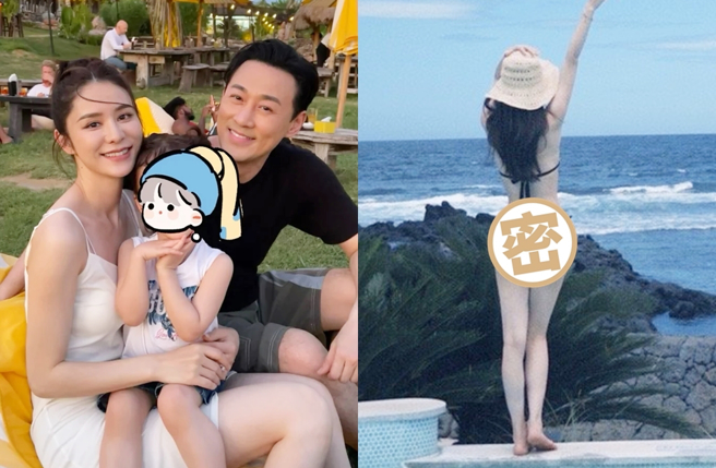 张馨月和林峯2019年结婚，育有一女。（图／翻摄自张馨月Carina小红书、张馨月Carina微博）