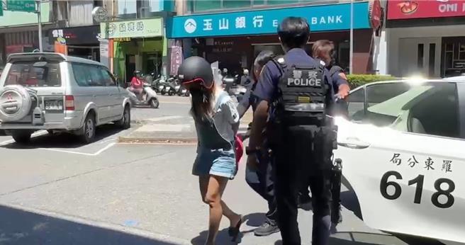 宜警羅東分局經調閱案發現場沿途監視器及相關資訊，火訊查緝游嫌到案。（警方提供／吳佩蓉宜蘭傳真）