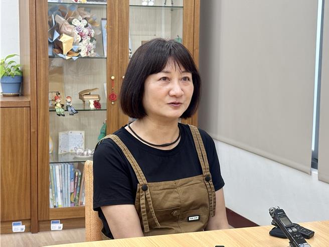 台東豐年國小校長洪婉莉。（蔡旻妤攝）