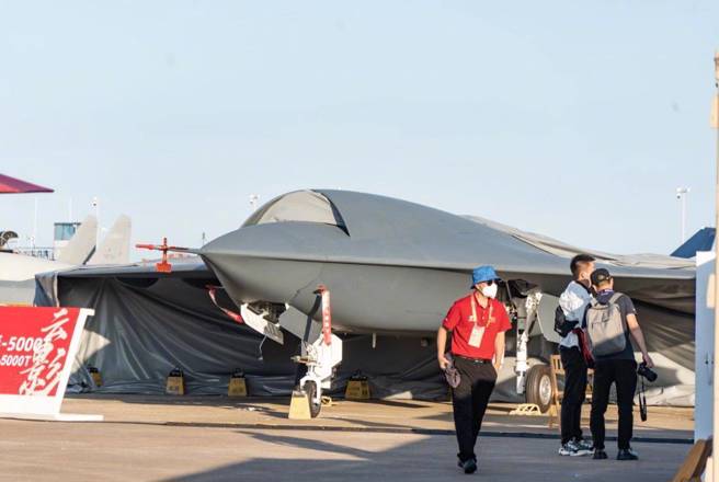 2022年珠海航展出現的雲影無人機。(圖/微博)