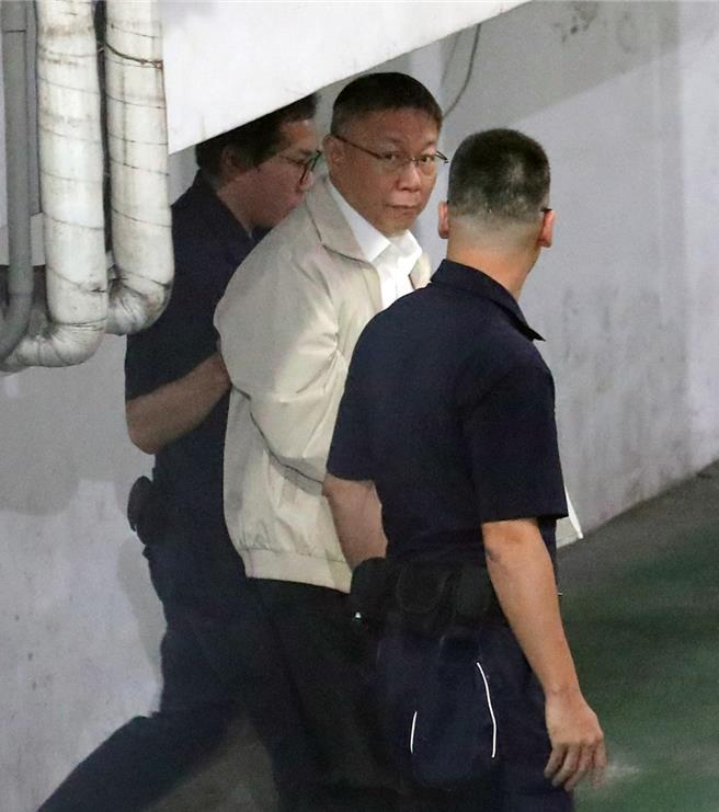 民眾黨主席柯文哲被裁定羈押禁見。（黃世麒攝）