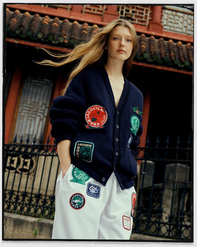 LACOSTE与陈冠希与其主理的潮流服饰品牌CLOT展开全新合作推出联名系列。（LACOSTE提供）