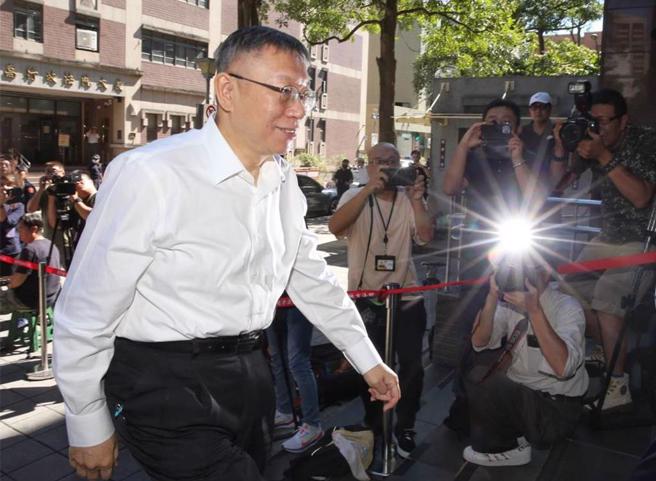 前台北市長柯文哲涉及京華城案，遭收押禁見。（王英豪攝）