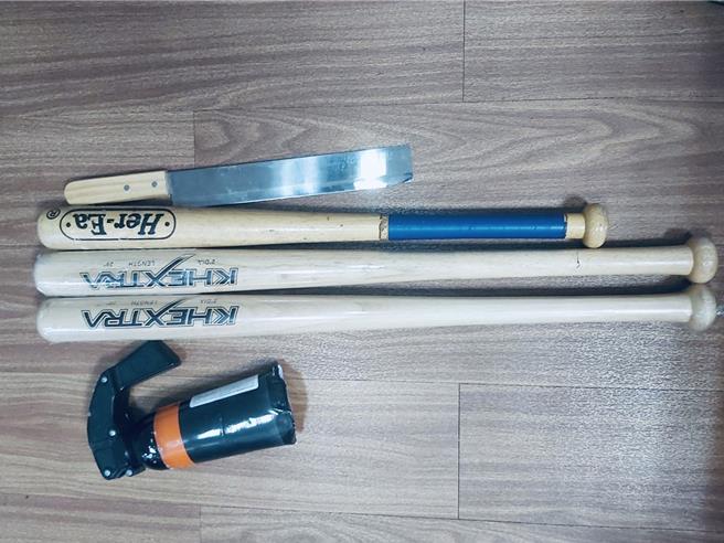 警方查扣的证物。（海山警分局提供）