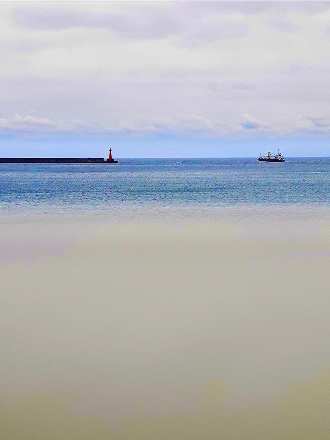 「童话瞬间组」金赏作品「归 航」。（南山人寿提供／洪凯音台北传真）
