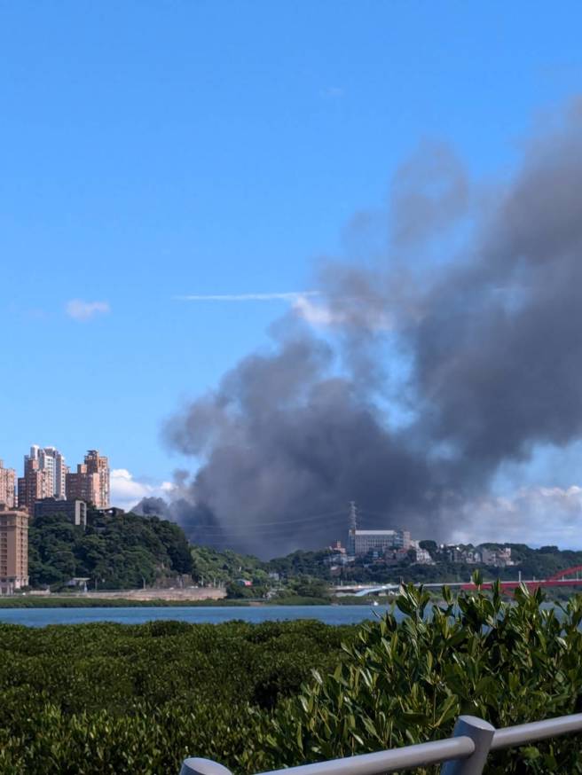 受影響的地區範圍目前已知為新北淡水區。（圖 / 劉詠韻翻攝）
