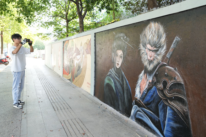 大陆3A游戏《黑神话：悟空》已成为现象级鉅作。（图／新华社）