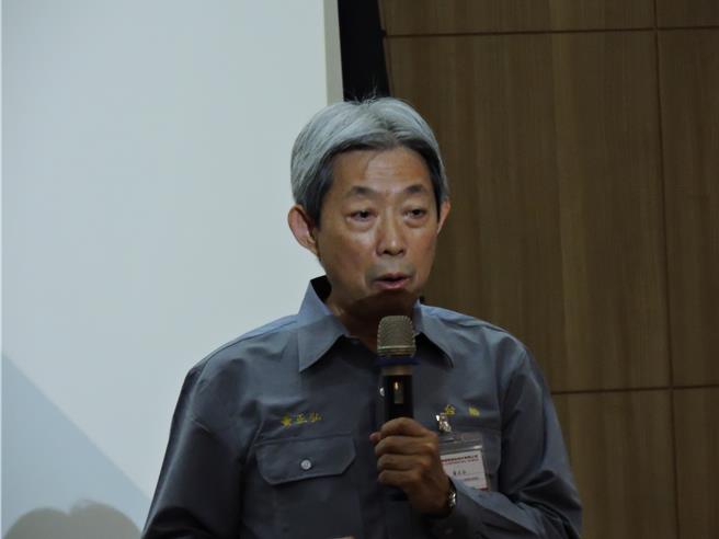 台船董事長黃正弘。（洪靖宜攝）
