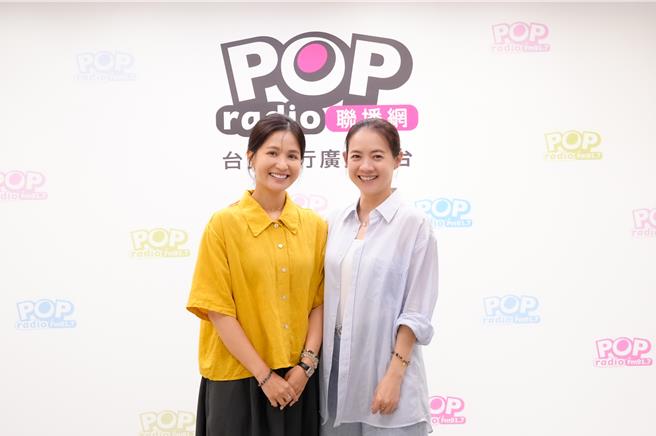 曾宝仪日前上电台宣传电影。（POP Radio提供）