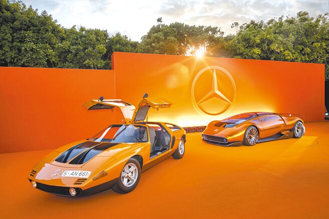 为了持续提供豪华品牌体验，台湾宾士自德国总部空运来台Vision One-Eleven概念超跑（见图），以国际级规格于国家两厅院艺文广场，自9月14至22日打造全新品牌概念空间Mercedes-Benz Brand Space 3.0，以《111% Mercedes-Benz》作为本次特展主题，不仅呼应Vision One-Eleven的车款命名，更展现品牌引以为傲的111%精神。（台湾宾士提供）