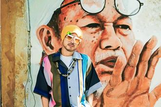 黃明志才收生命威脅自爆又出事了　被砸臉險濺血破相