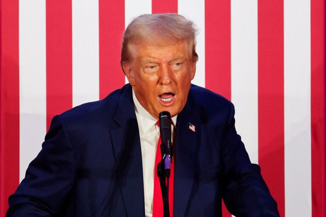 普丁称希望贺锦丽胜选，川普傻眼说，我不知道自己是被羞辱或他帮了我。（图／路透）