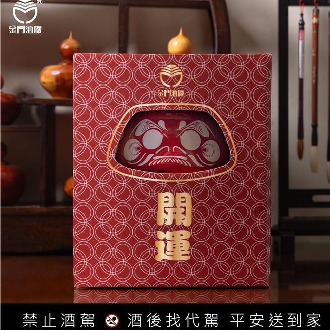 中秋节将至，有业者看准送礼商机，联手金门酒厂推出首次亮相的「不倒翁造型纪念酒」，首批限量1000组一上市就吸引民眾疯抢。（图／业者提供）★《中时新闻网》关心您：饮酒过量，有碍健康。酒后不开车，安全有保障！