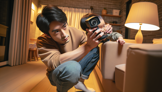 新北市一名男子小偉（化名）因長期工作在外，擔憂家中小孩安全，特別在租屋處裝設監視器，未料卻意外拍下妻子小美（化名）與另一名男子阿中（化名）多次發生性行為，震驚不已。（示意圖、與本案無關／AI生成）