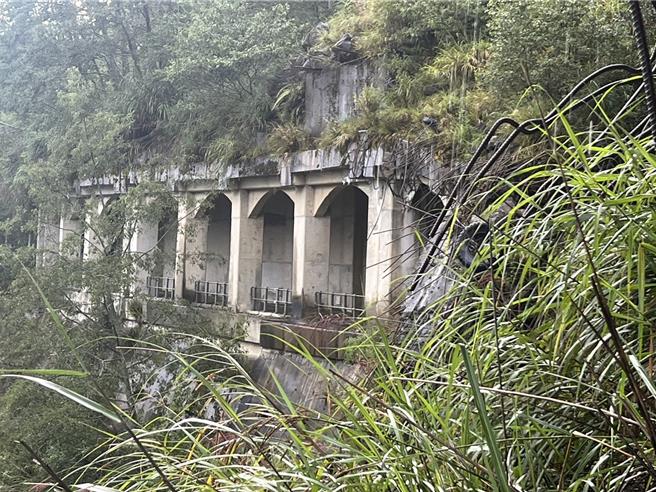 阿里山森林遊樂區的鐵路支線「阿里山眠月線」是熱門登山景點。（嘉義縣消防局提供∕呂妍庭嘉義傳真） 