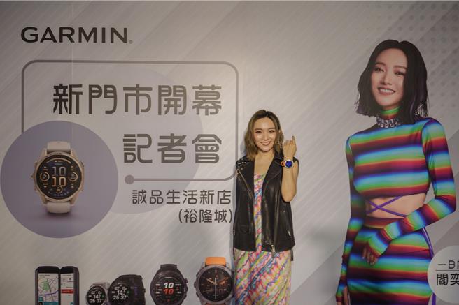 閻奕格7日出席品牌活動，擔任一日店長。（品牌提供）