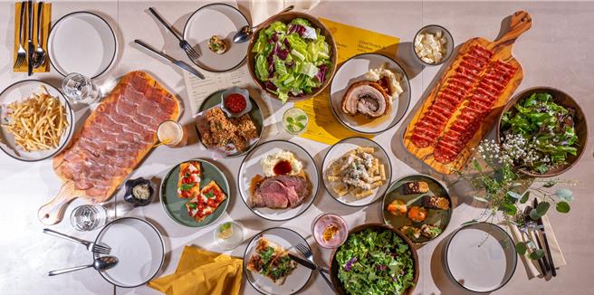 超chill中秋派對，可盡享地中海美食料理。(gonna＋提供))