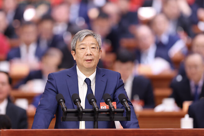 易纲表示，现阶段大陆政府应该专注因应通货紧缩，也是大陆官员最明确承认大陆有通缩疑虑的言论。图／中新社