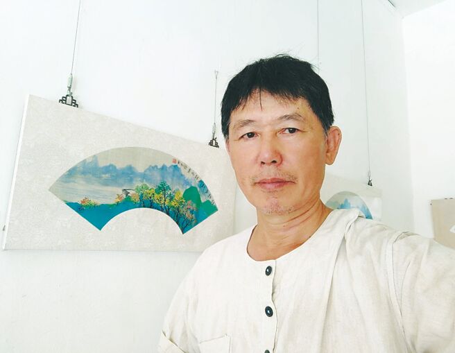 鄒森均作品呈現突破世俗框架，使畫作充滿山水之靈氣與意境。圖／鄒森均提供