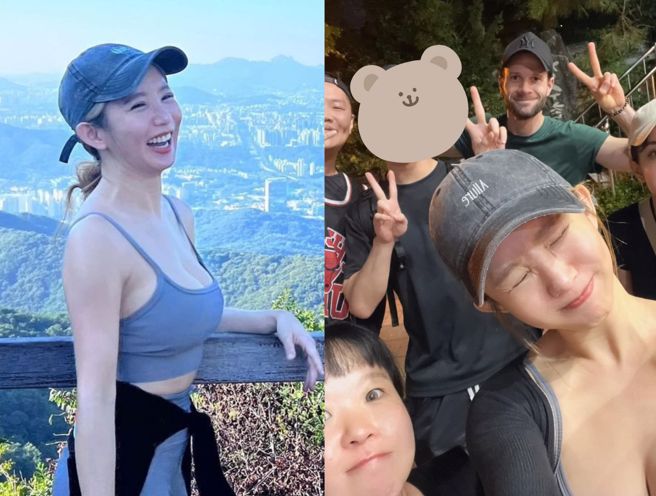 郭书瑶分享到韩国留学与同学出游的照片。（图／翻摄自郭书瑶IG）