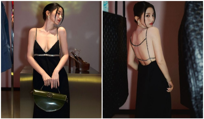 蔡瑞雪出席品酒会，火辣身材一览无遗。（图／snowbabyq  IG）