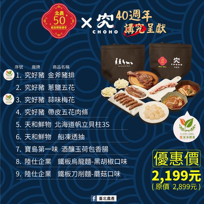 有員工在「爆廢公社」發文指控，北農要求員工認購價值2199元的「烤肉組合」，其中主任、經理需認購50組，課長20組，管理組長14組，拍賣員則需認購4至5組。（台北農產運銷股份有限公司提供／劉瑋晴台北傳真）