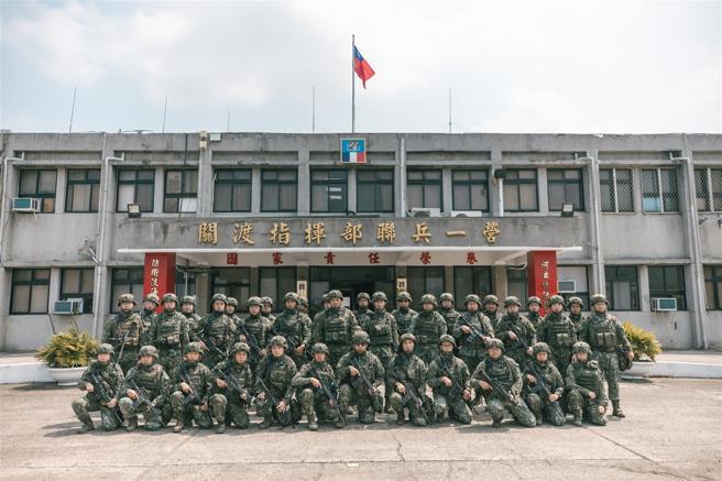  关指部联兵１营全时戍守淡水河口，为捍卫北部地区钢铁劲旅。（记者陈彦陵摄）