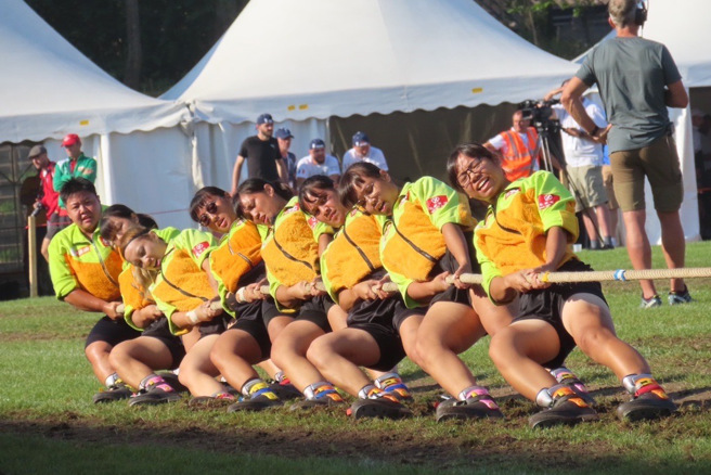 2024世界室外拔河錦標賽中華隊收下女子組540公斤級勇奪金牌。（拔河協會提供）