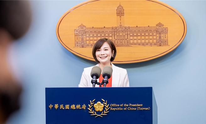 我帕運奪3銀2銅，總統府宣布11日辦英雄派對。圖為總統府發言人郭雅慧。（總統府提供）