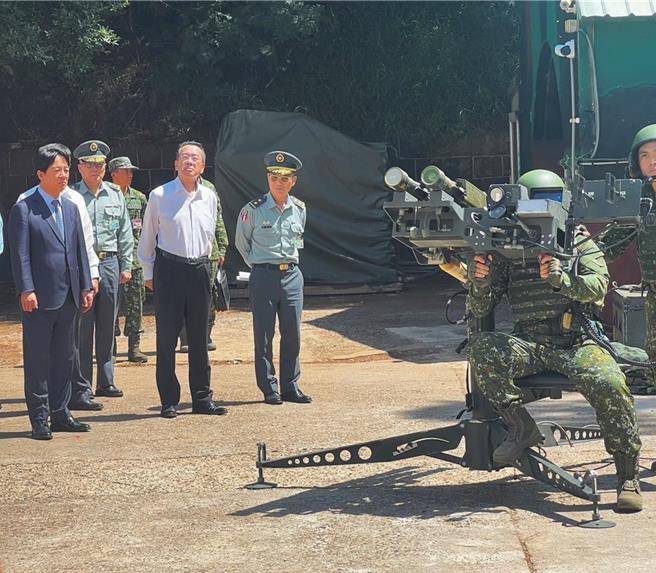 赖清德总统6日赴澎湖勖勉澎湖地区部队（游念育摄）