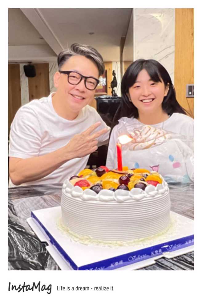 詹惟中曾觉得年轻忙事业，没时间陪伴家人，对不起女儿。（图／詹惟中 就是爱算命脸书）