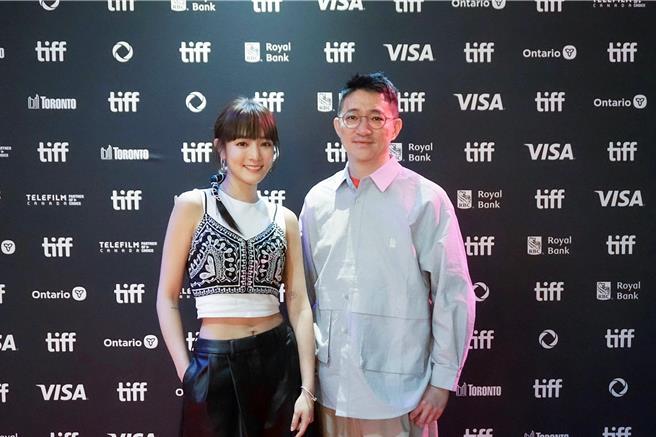 《鬼才之道》在多倫多國際影展的兩場放映王淨（左）和徐漢強均出席。（牽猴子提供）