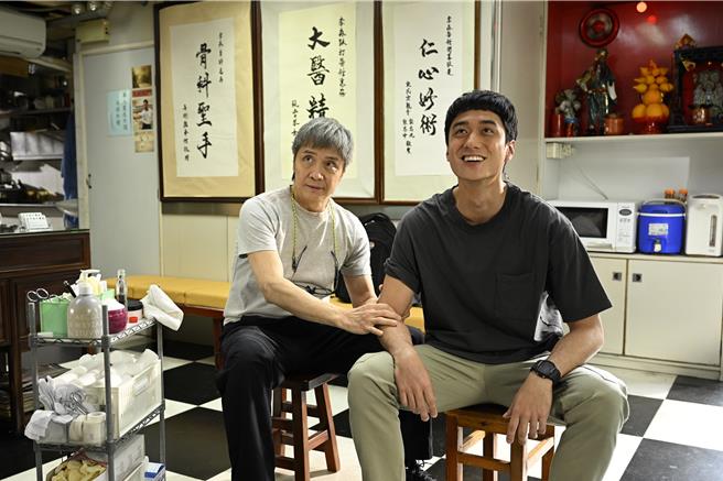 电影《武替道》由董玮（左）和刘俊谦联手主演。（华映提供）