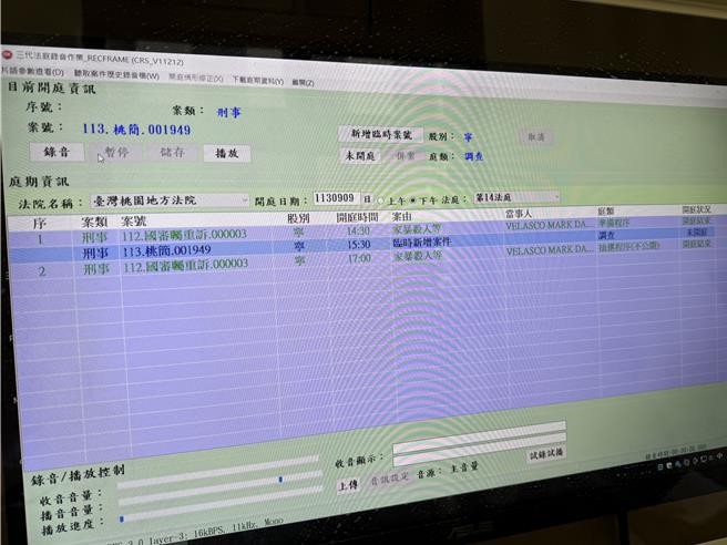 菲男分尸同乡女友，桃园地院9日开准备程序庭。(蔡依珍摄)