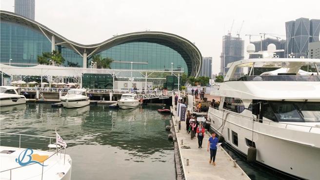 睽违6年！国际游艇展高雄启航，逾60艘国内外游艇齐聚台湾。图／贸协提供